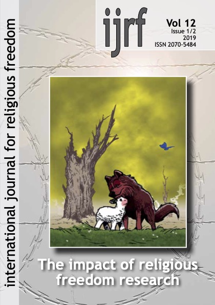 View Vol. 12 No. 1/2 (2019): The impact of religious freedom research