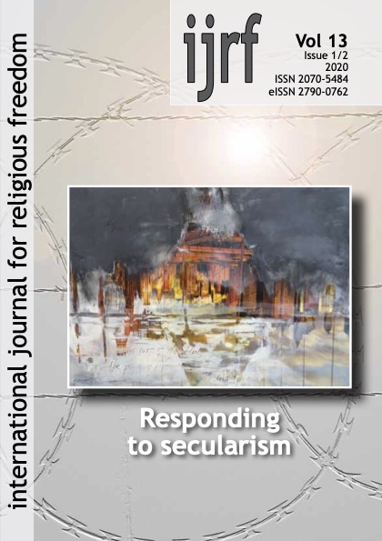 View Vol. 13 No. 1/2 (2020): Responding to secularism