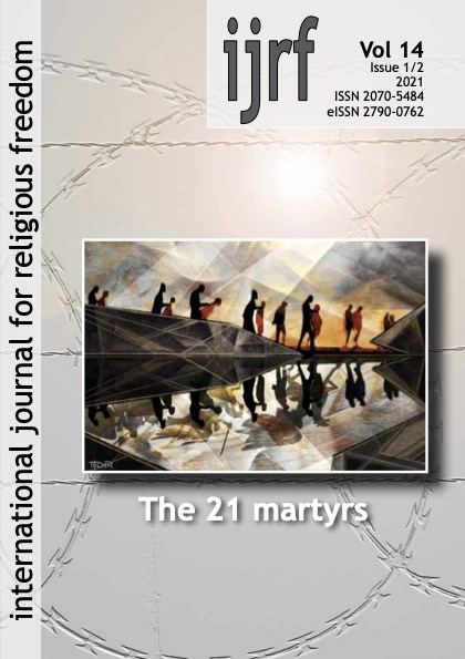 View Vol. 14 No. 1/2 (2021): The 21 martyrs