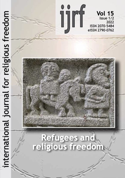 View Vol. 15 No. 1/2 (2022): Refugees and religious freedom