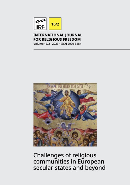 					View Vol. 16 No. 2 (2023): Challenges of religious communities in European secular states and beyond
				