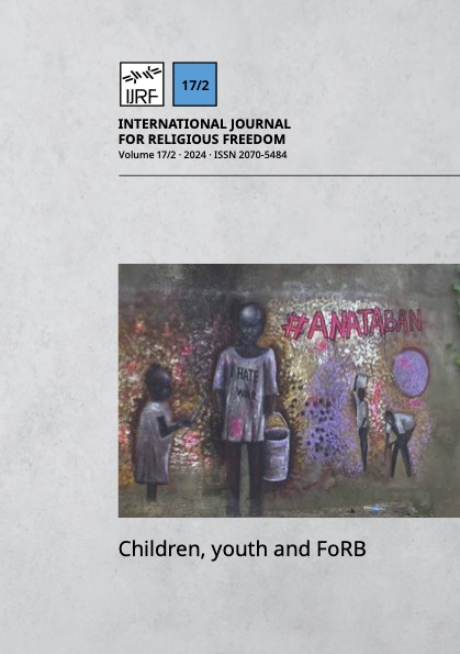View Vol. 17 No. 2 (2024): Children, youth and FoRB
