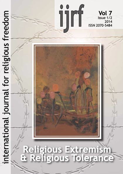 View Vol. 7 No. 1/2 (2014): Religious Extremism & Religious Tolerance